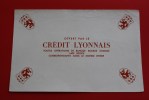 Buvard Offert Par Le Crédit Lyonnais Banque Française - Bank & Insurance