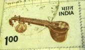 India 1974 Sitar Muscial Instrument 1r - Used - Usati