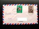 Cover Sent From Japan To Lithuania On 1992, Par Avion, Hiroshima, Kabuki Theatre, Horse Rider Sport - Briefe U. Dokumente