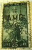 Italy 1945 Peace Overprinted AMG VG 25l - Used - Oblitérés
