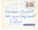AOF Lettre De DAKAR 1963 Via Paris - Lettres & Documents