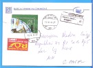 Commercial Envelope, Romanian Commercial Bank, Birds, Pelicans ROMANIA - Pelícanos