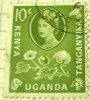 Kenya Uganda Tanganyika 1960 Cotton 10c - Used - Kenya, Ouganda & Tanganyika