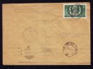 I.L.CARAGIALE 1952 OVERPRINT STAMPS ON COVER,SENT TO MAIL ,ROMANIA. - Lettres & Documents