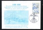 POLAR EXPLORER,EMIL RACOVITA,SHIP BELGICA,EXPEDITION IN ANTARCTICA,PENGUIN,1998 SPECIAL COVER OBLIT.CONCORDANTE ROMANIA. - Erforscher