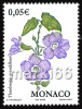 Monaco - 2002 - Flora & Fauna - Flowers - Thunbergia Grandiflora - Mint Stamp - Altri & Non Classificati