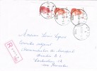 Carta Certificada HYON (Belgica) 1987, Lineaire, Lineal - Covers & Documents