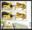 Canada MNH Scott #2123a Lower Right Plate Block 50c Big Cats - Joint With China - With UPC Barcode - Plattennummern & Inschriften