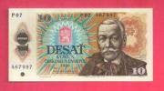 CZECHOSLOVAKIA 1986 Banknote Mint Unc. 10 Korun - Repubblica Ceca