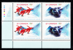 Canada MNH Scott #2144a Lower Left Plate Block 51c XX Winter Olympics - Num. Planches & Inscriptions Marge