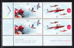 Canada MNH Scott #2159a Lower Left Plate Block 51c Canadian Forces Snowbirds 25th Anniversary - Plattennummern & Inschriften