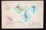 WATER - POLO 1 COVER 1965 FDC UNGARIA - Wasserball