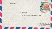 1955 LETTERA PAR AVION - Cartas