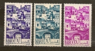 MAROCCO  Maroc Marruecos N. 248-249-250/NSG -1955/1956   Lot Lotto - Ongebruikt