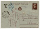 CALTAGIRONE / PALERMO - Card_ Cartolina Postale Da 1,20 Lire  - Viaggiata 22.8.1946 - Marcophilie