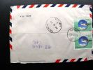 2 Scans, Cover Sent From China To Lithuania, 2001, Plane Avion Globus - Brieven En Documenten