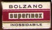 SCATOLETTA LAMETTE  DA BARBA -BOLZANO SUPERINOX INOSSIDABILE - ANNO 1960 - Razor Blades