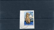 Greece- Miaoulis´ "Ares" 15dr. Stamp On Fragment With Bilingual "TINOS (Cyclades)" [2.8.1983] XIV Type Postmark - Poststempel - Freistempel
