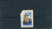 Greece- Miaoulis´ "Ares" 15dr. Stamp On Fragment With Bilingual "TINOS (Cyclades)" [?.8.1983] Postmark - Marcofilie - EMA (Printer)