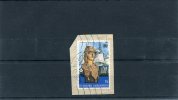 Greece- Miaoulis´ "Ares" 15dr. Stamp On Fragment With Bilingual "TINOS (Cyclades)" [?.8.1983] Postmark - Marcophilie - EMA (Empreintes Machines)
