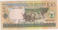 Rwanda 100 Francs 2003. UNC   01.09.2003. - Rwanda