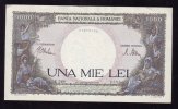 UNUA MIE LEI 10 SEPT 1941 BILETE 1000 LEI ROMANIA. - Romania