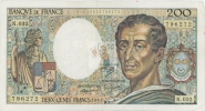 MONTESQUIEU 200 FRANCS - 1985 - N.032 - O° - COTE IPCbanknotes: 40 Euros - 200 F 1981-1994 ''Montesquieu''