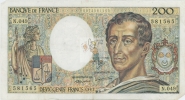 MONTESQUIEU 200 FRANCS - 1987 - N.049 - O - COTE IPCbanknotes: 20 Euros - 200 F 1981-1994 ''Montesquieu''