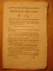 BULLETIN DES LOIS 10 AOUT 1816 - EXEMPTION DE DROITS DES GRAINS FARINES PAIN ET BISCUITS DE MER - Grain Farine Biscuit - Décrets & Lois