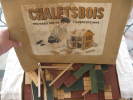 JEU DE CONSTRUCTION ANCIEN CHALET BOIS - Other & Unclassified