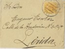 Carta Barcelona 1919 A Lerida. Alfonso XIII - Lettres & Documents