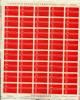 REPUBBLICA 1971EUROPA UNITA  50 L.. FOGLIO COMPLETO MNH** - Full Sheets