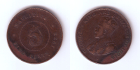 Mauritius 5 Cents 1923 - Mauricio