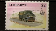 Zimbabwe 1990 N° 209 Iso ** Camion, Automobile, Route, Electricité, Paille - Zimbabwe (1980-...)