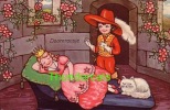 CPA ILLUSTRATEUR  ENFANT DESSIN MARGRET BORISS ** ARTIST SIGNED AMAG POSTCARD DRAWN CHILDREN SLEEPING BEAUTY - Boriss, Margret