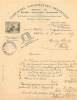 FACTURE LETTRE ASSURANCE : VESOUL . F. BRIOUT : COMPAGNIE D'ASSURANCES GENERALES . 1929 . - Banque & Assurance