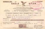 FACTURE LETTRE ASSURANCE : PARIS . EAGLE STAR . QUITTANCE . 1939 . - Bank En Verzekering