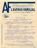 FACTURE LETTRE ASSURANCE : PARIS . L'AVENIR FAMILIAL . 1935 . - Bank & Versicherung