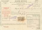 FACTURE LETTRE ASSURANCE : AGEN . ANCIENNE MUTUELLE . QUITTANCE . - Bank & Versicherung