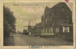 Oosterzele ;  Gemeenteschool  En Molen  (  Windmolen )  ( Geschreven Met Zegel ) - Oosterzele