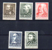 œuvres Sociales, 318 / 322*, Cote 18 €, - Unused Stamps
