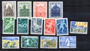 œuvres : Bienfaisance, Enfance, Culturelles, 491 / 494* - 499 / 508*, Cote 23,50 €, - Unused Stamps