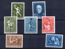 1954 Navigation Aérienne, Oeuvres Pour L’enfance, 624 / 630*, Cote 26,50 €, - Unused Stamps