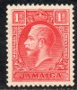 Jamaica 1929 - 1d Scarlet Die I SG108 HM Cat £16 As HM SG2020 - See Description Below - Jamaïque (...-1961)