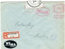 Germany (3rd Reich)- Cover With Red Meter Postmark Posted From "WEMA" Co./Braunschweig 15.4.1936, Arr. Berlin W.30/ 16.4 - Macchine Per Obliterare (EMA)