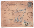 Entier Postal + Timbres Au Verso En Valeur Déclarée De Petrovsk Pour Paris - Stamped Stationery