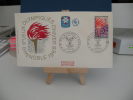 *FDC - La Flamme  Olympique - Jeux Olympiques D'Hiver 1968 - 38 Grenoble - Winter 1968: Grenoble