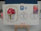 *FDC - La Flamme  Olympique - Jeux Olympiques D'Hiver 1968 - 38 Grenoble - Winter 1968: Grenoble