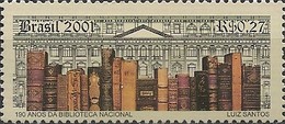BRAZIL - NATIONAL LIBRARY, 190th ANNIVERSARY 2001 - MNH - Ongebruikt