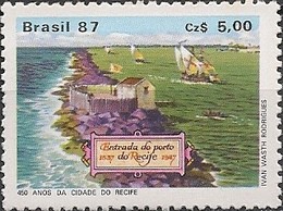 BRAZIL - CITY OF RECIFE, 450th ANNIVERSARY 1987 - MNH - Ungebraucht